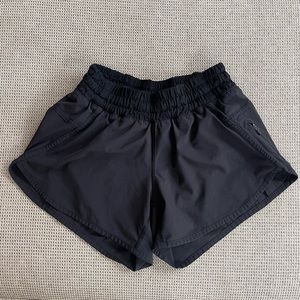Lululemon Women’s Black Lined Running Shorts